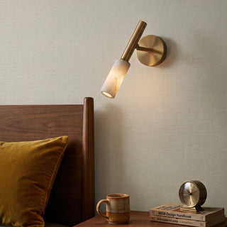 Nesta Alabaster Spotlight Sconce