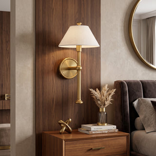 Nevin Long Stem Fabric Sconce