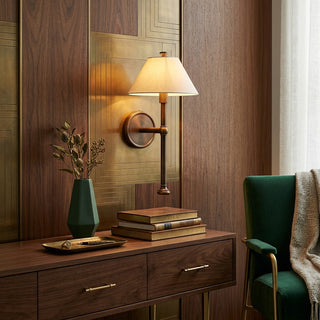 Nevin Long Stem Fabric Sconce