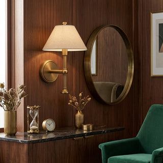 Nevin Long Stem Fabric Sconce