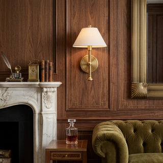 Nevin Long Stem Fabric Sconce
