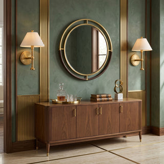 Nevin Long Stem Fabric Sconce