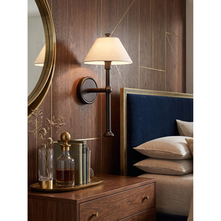 Nevin Long Stem Fabric Sconce