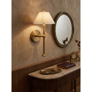 Nevin Long Stem Fabric Sconce