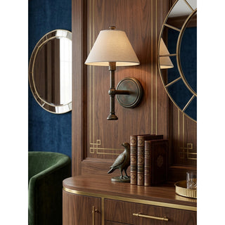 Nevin Long Stem Fabric Sconce