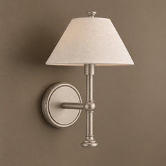 Satin Nickel & White