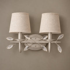 Satin Nickel & White