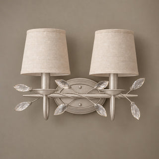 Orlaith Crystal Leaf Sconce