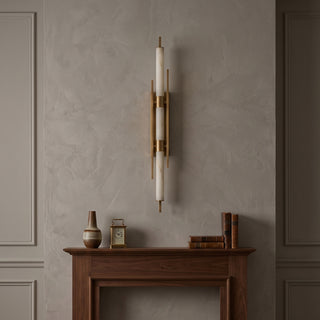 Phaeron Alabaster Vertical Sconce