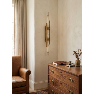 Phaeron Alabaster Vertical Sconce