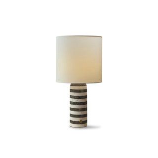 Rivelle Striped Marble Table Lamp