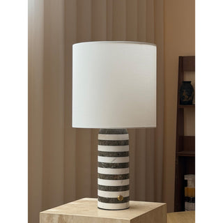 Rivelle Striped Marble Table Lamp
