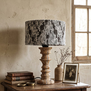 Sahar Travertine Totem Table Lamp – detail 7