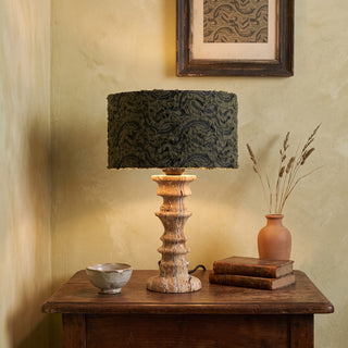 Sahar Travertine Totem Table Lamp – detail 9
