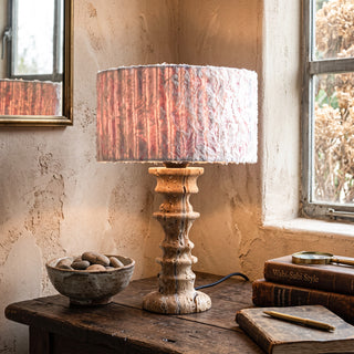 Sahar Travertine Totem Table Lamp – detail 11