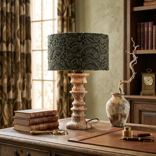 Sahar Travertine Totem Table Lamp – detail 13