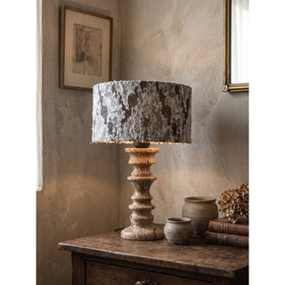 Sahar Travertine Totem Table Lamp – detail 15