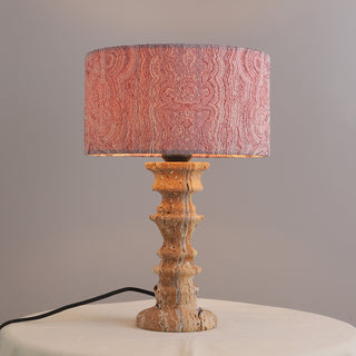 Sahar Travertine Totem Table Lamp – detail 26