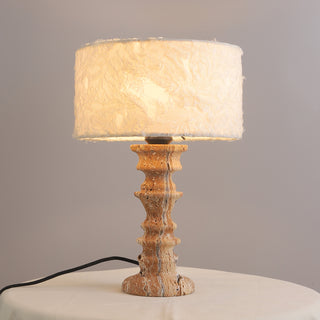 Sahar Travertine Totem Table Lamp – detail 29