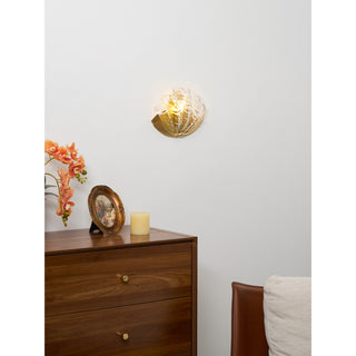 Seashell Glass Wall Sconce