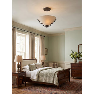 Serpentine Flush Mount Ceiling Light