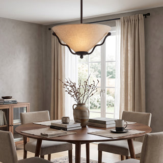 Serpentine Flush Mount Ceiling Light