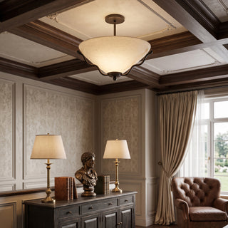 Serpentine Flush Mount Ceiling Light