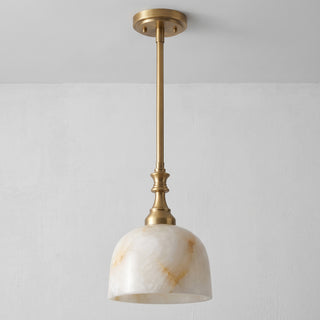 Solyra Alabaster Bell Pendant Lamp