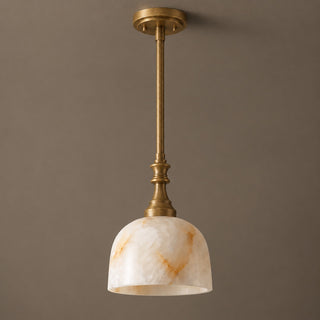 Solyra Alabaster Bell Pendant Lamp