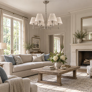 Sorelis Pleated Fabric Chandelier