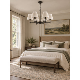 Sorelis Pleated Fabric Chandelier