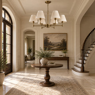 Sorelis Pleated Fabric Chandelier