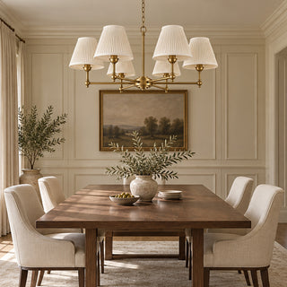 Sorelis Pleated Fabric Chandelier