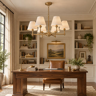 Sorelis Pleated Fabric Chandelier