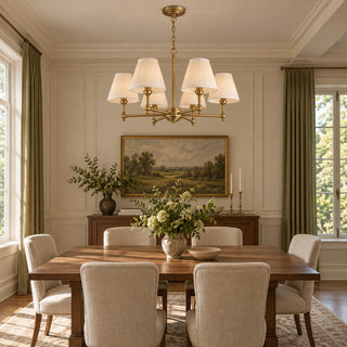 Sorelis Pleated Fabric Chandelier