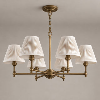 Sorelis Pleated Fabric Chandelier