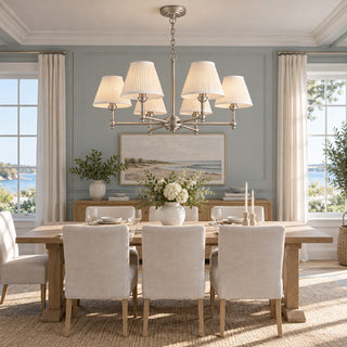 Sorelis Pleated Fabric Chandelier