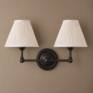 Sorelis Pleated Fabric Sconce