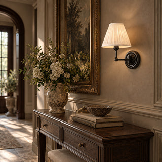Sorelis Pleated Fabric Sconce