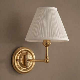 Sorelis Pleated Fabric Sconce