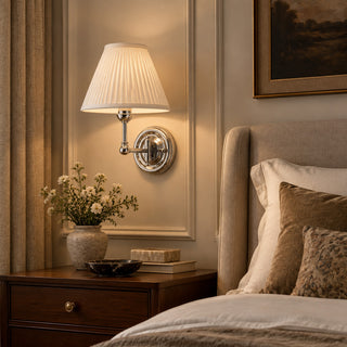 Sorelis Pleated Fabric Sconce