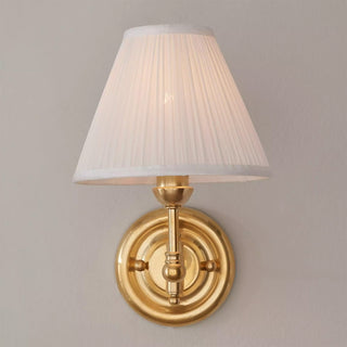 Sorelis Pleated Fabric Sconce