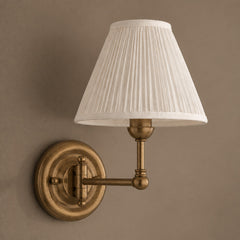 Antiqued Brass & White