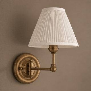 Sorelis Pleated Fabric Sconce