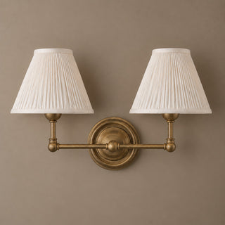 Sorelis Pleated Fabric Sconce