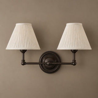 Sorelis Pleated Fabric Sconce