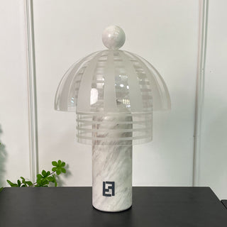 Striara Marble Dome Table Lamp