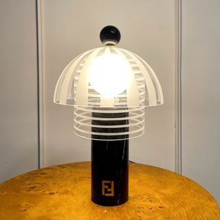 Striara Marble Dome Table Lamp