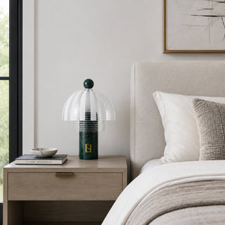 Striara Marble Dome Table Lamp
