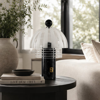 Striara Marble Dome Table Lamp